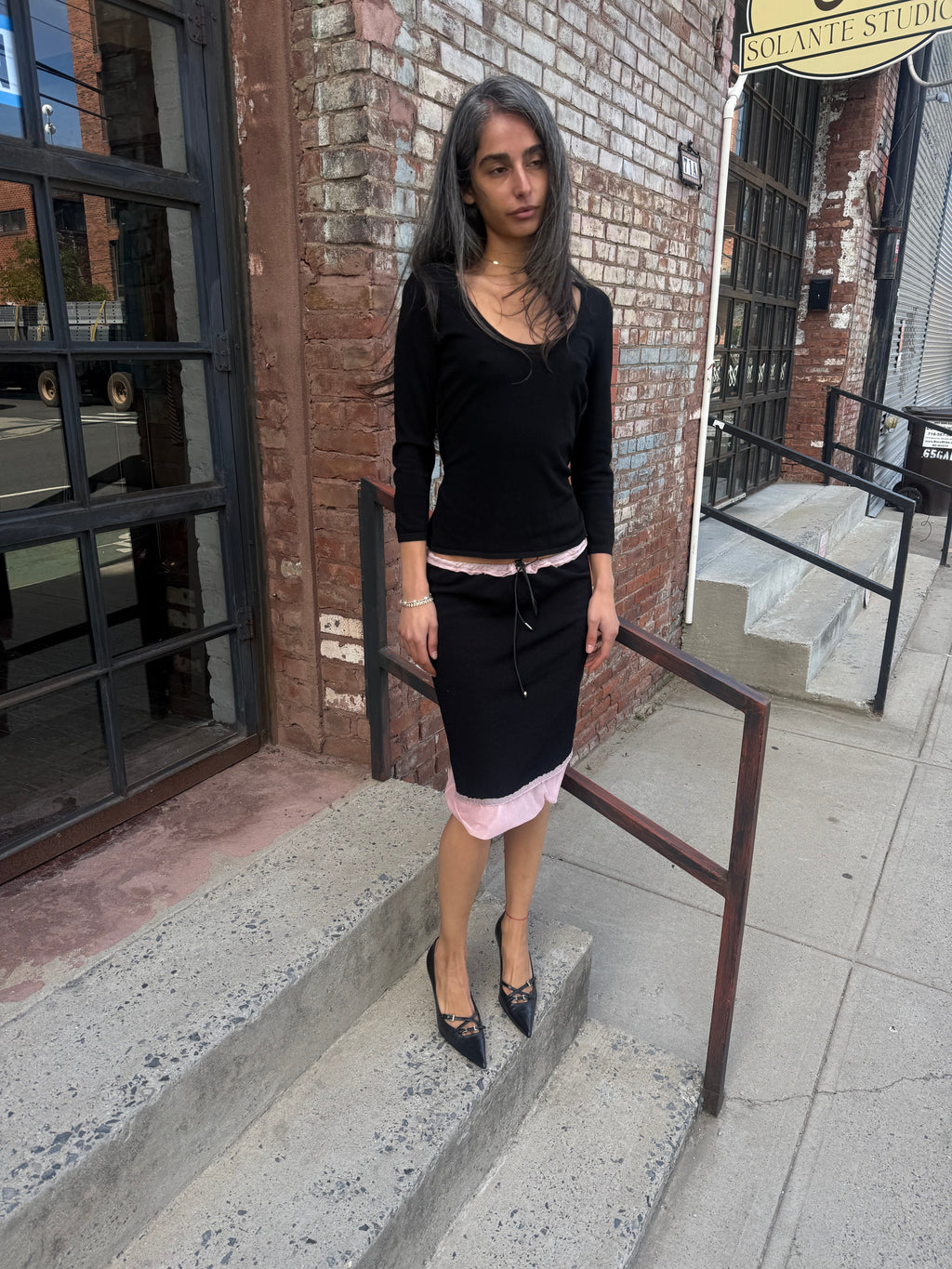 Vintage Fendi Spring 1999 Knit Skirt