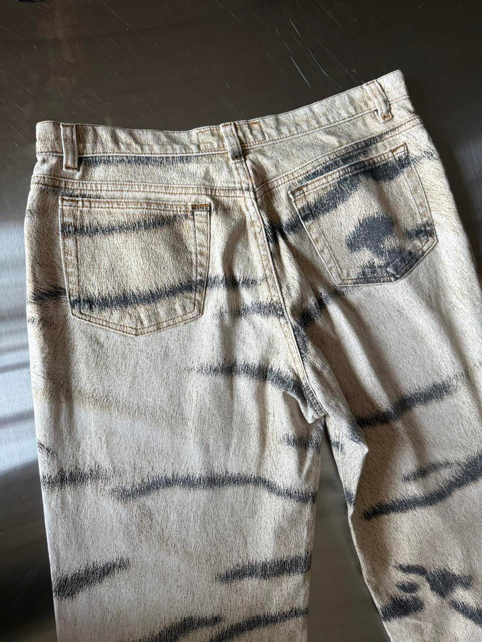 Roberto Cavalli Animal Print Pants