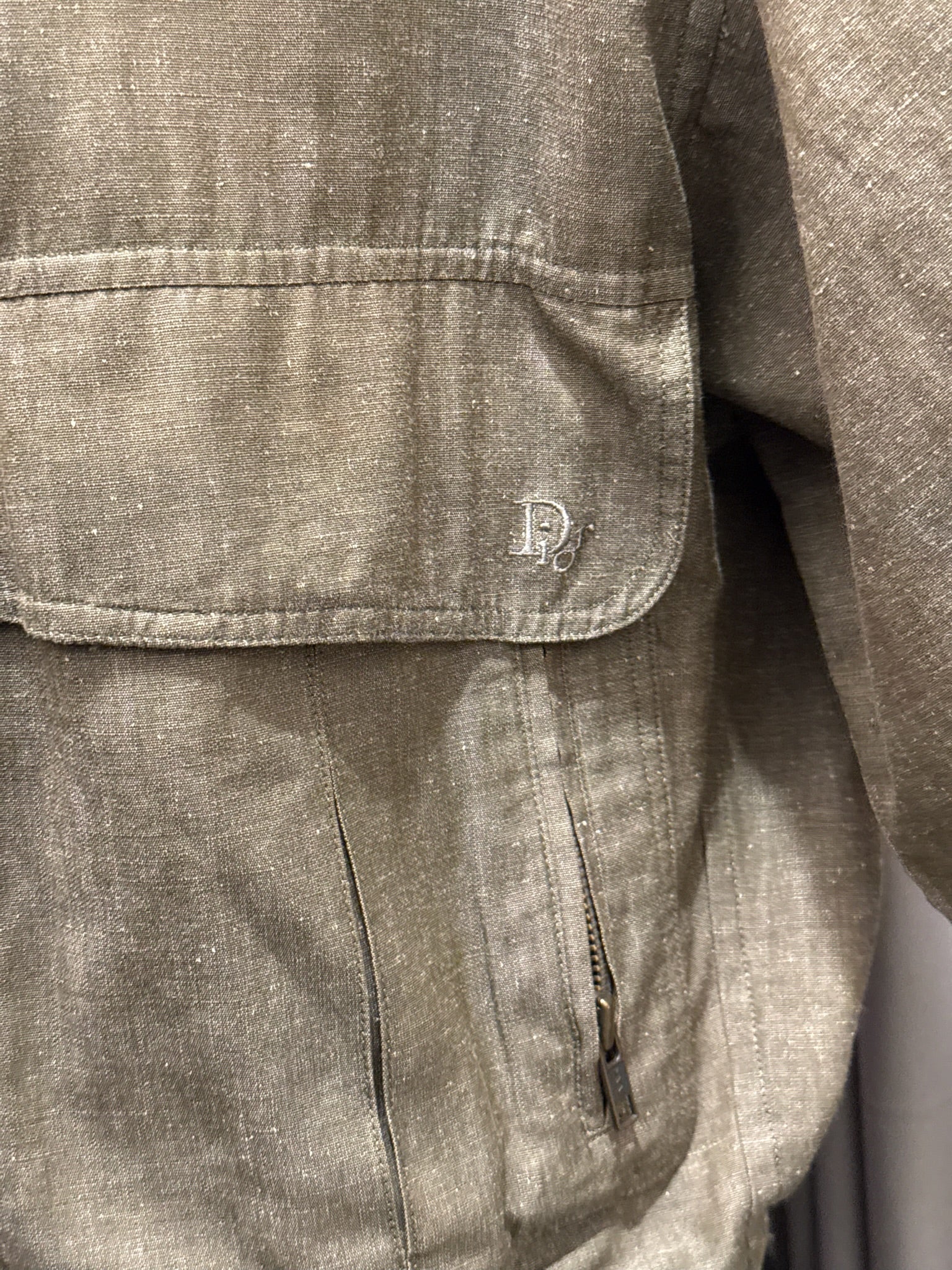 Vintage Dior Men's Linen Cotton Jacket