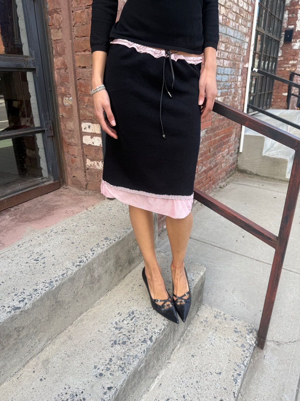 Vintage Fendi Spring 1999 Knit Skirt