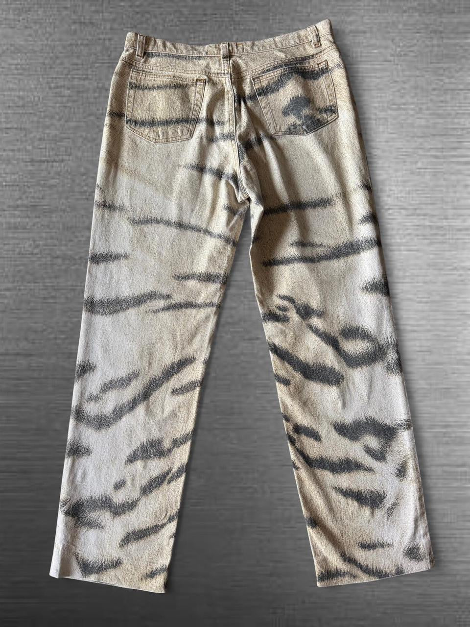 Roberto Cavalli Animal Print Pants