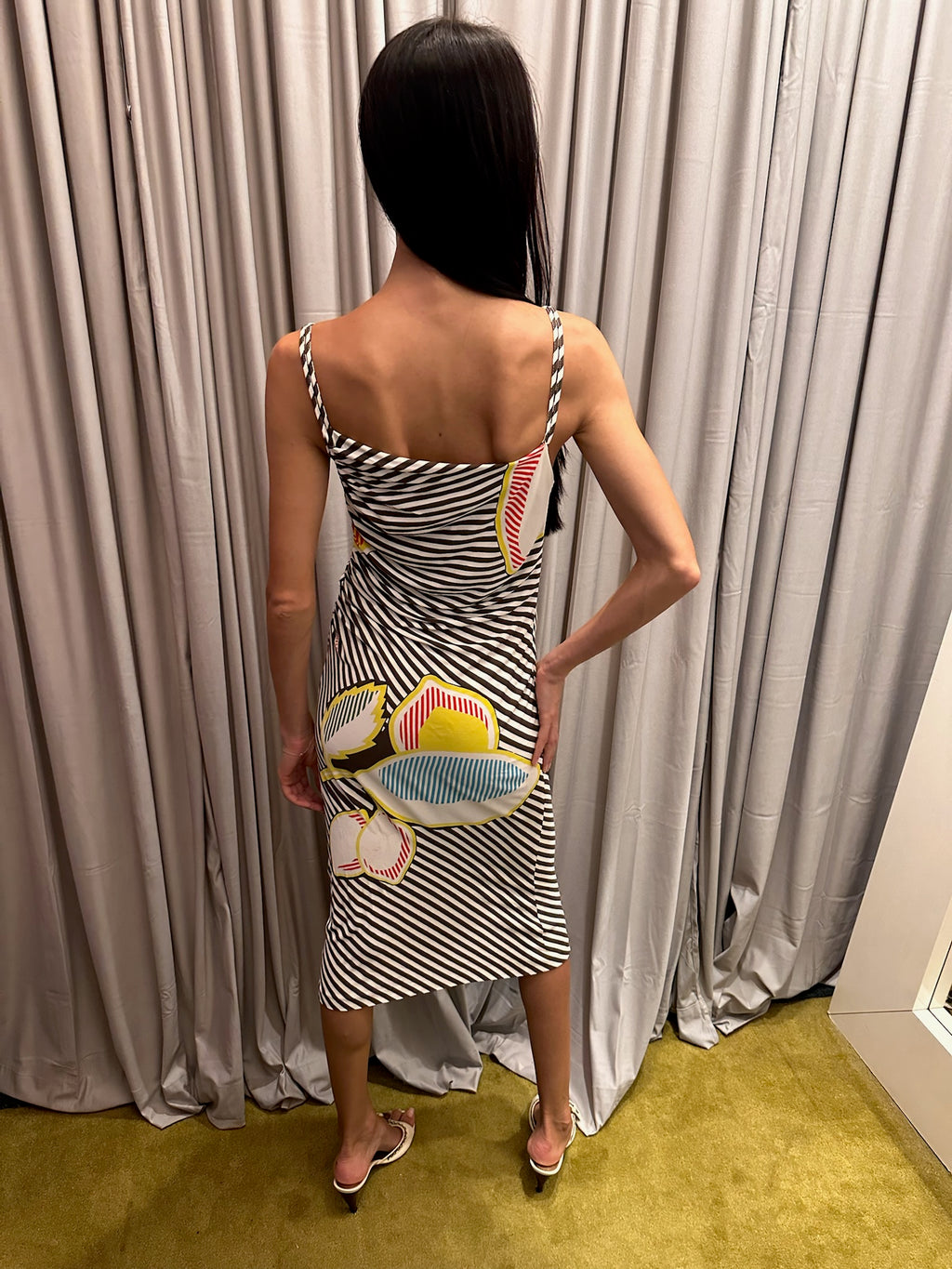 Iceberg Printed Striped Dress