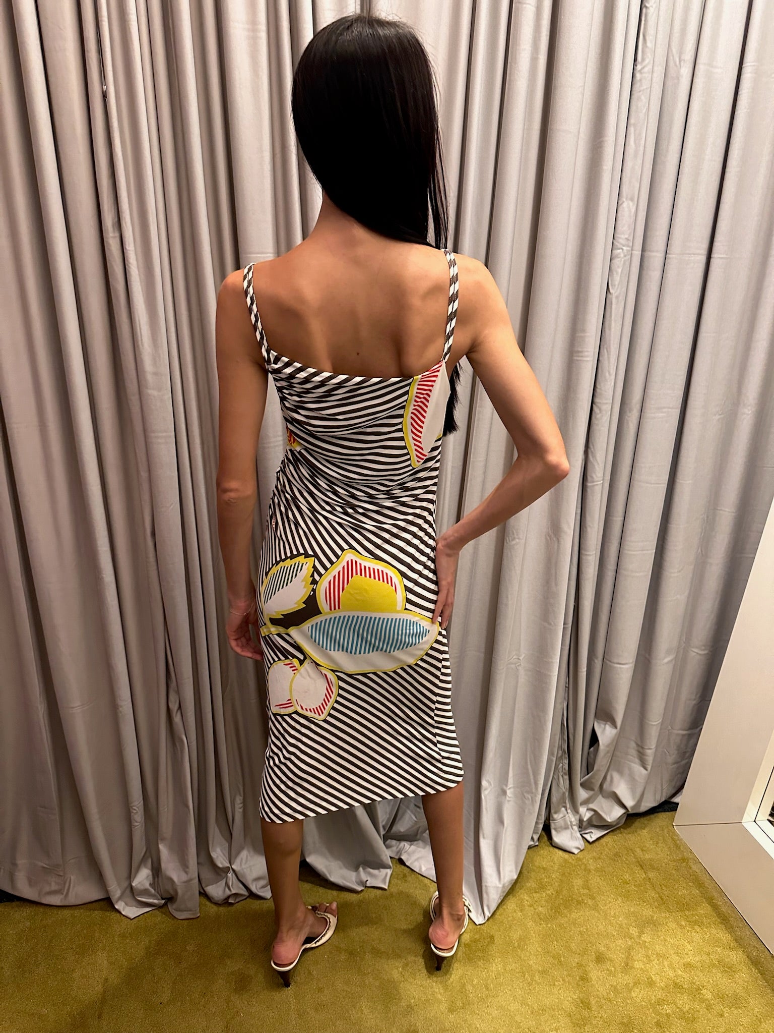Iceberg Printed Striped Dress