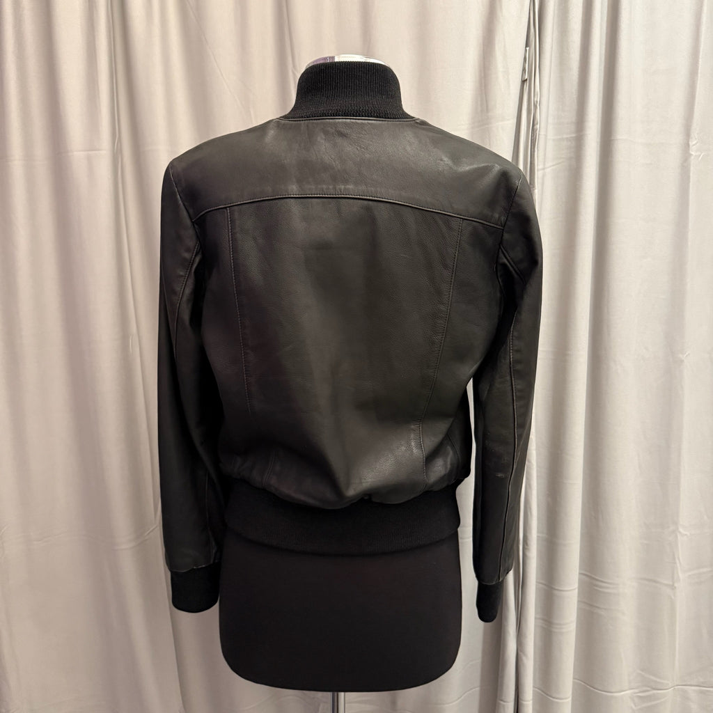 Italian brown leather jacket