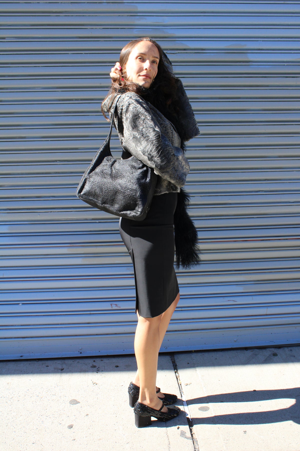 Vintage Astrakhan Fur Jacket