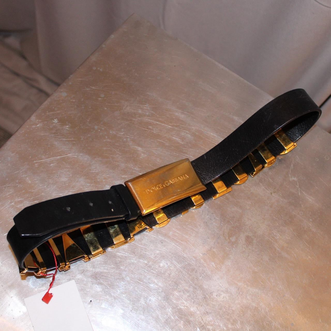 Dolce & Gabbana S/S 2002 Leather Belt