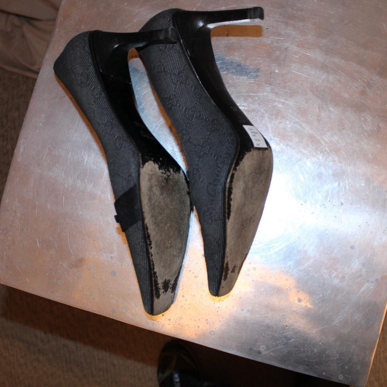 Gucci monogram heels