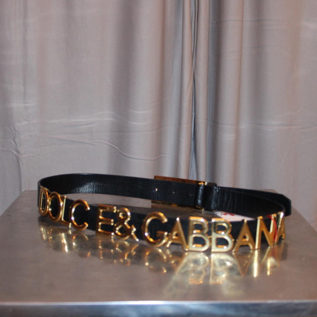 Dolce & Gabbana S/S 2002 Leather Belt