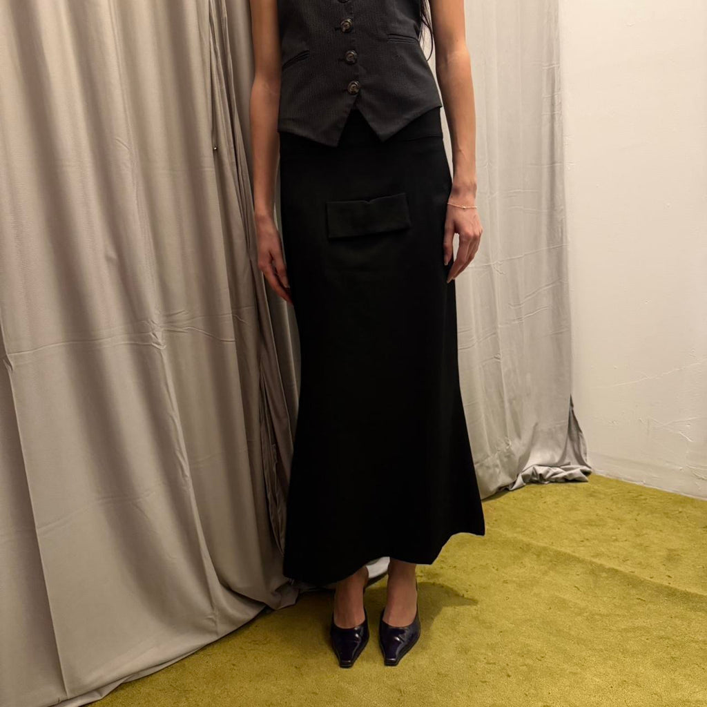 Yohji Yamamoto Wool Skirt