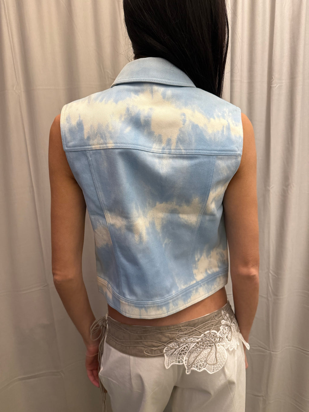 Celine S/S 2000 Runway Print Top