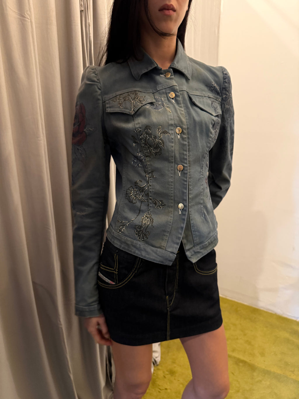 Roberto Cavalli S/S 2003 Tattoo Print Jacket