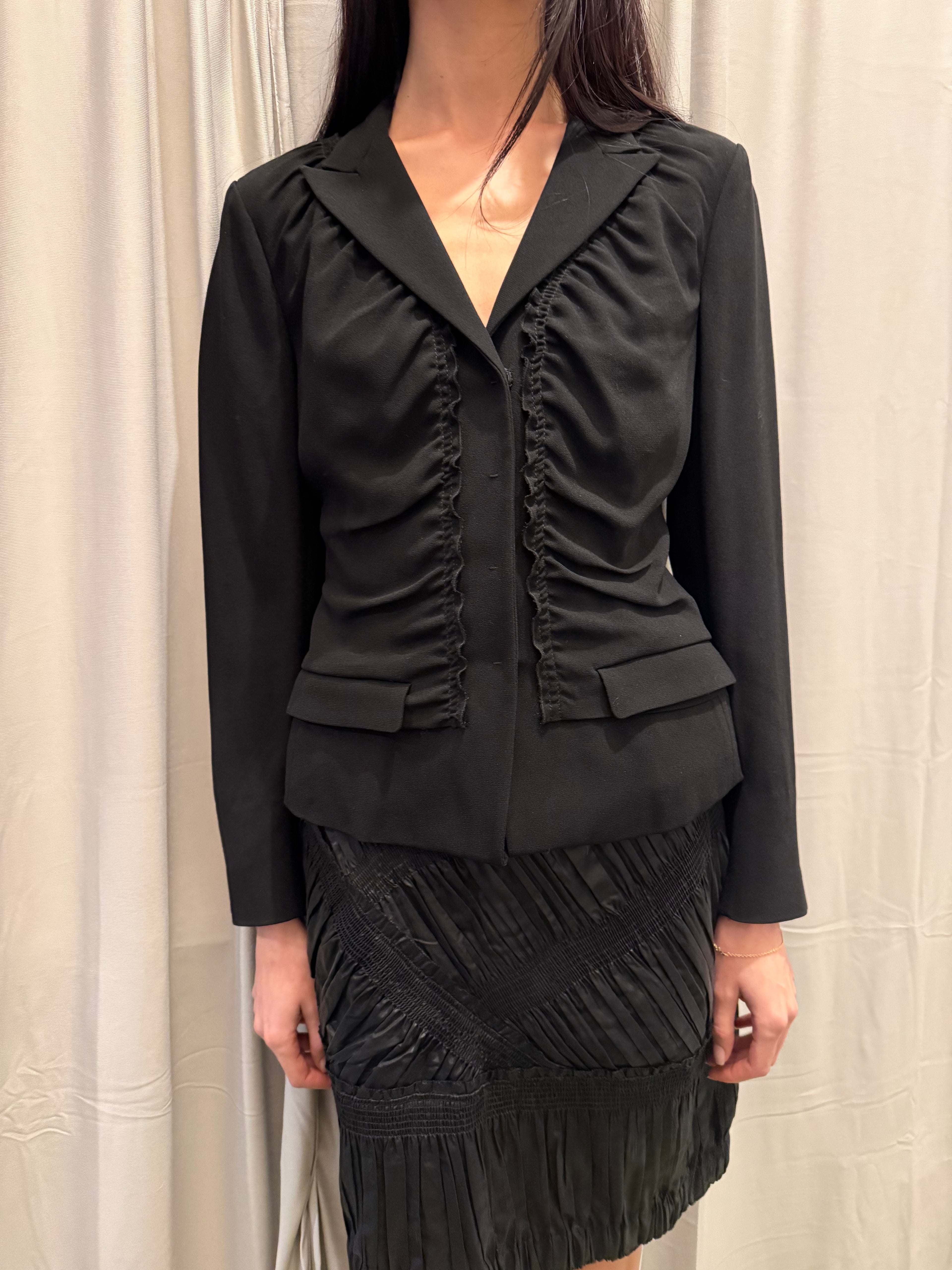 Prada Ruched Blazer