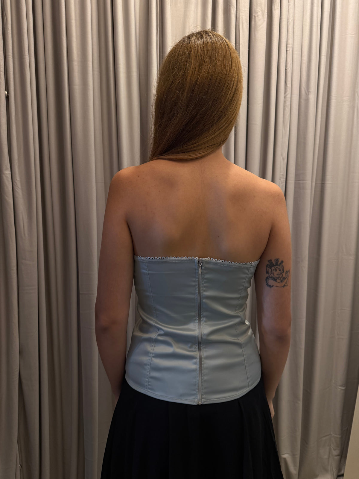 Vintage Italian Zip Up Corset