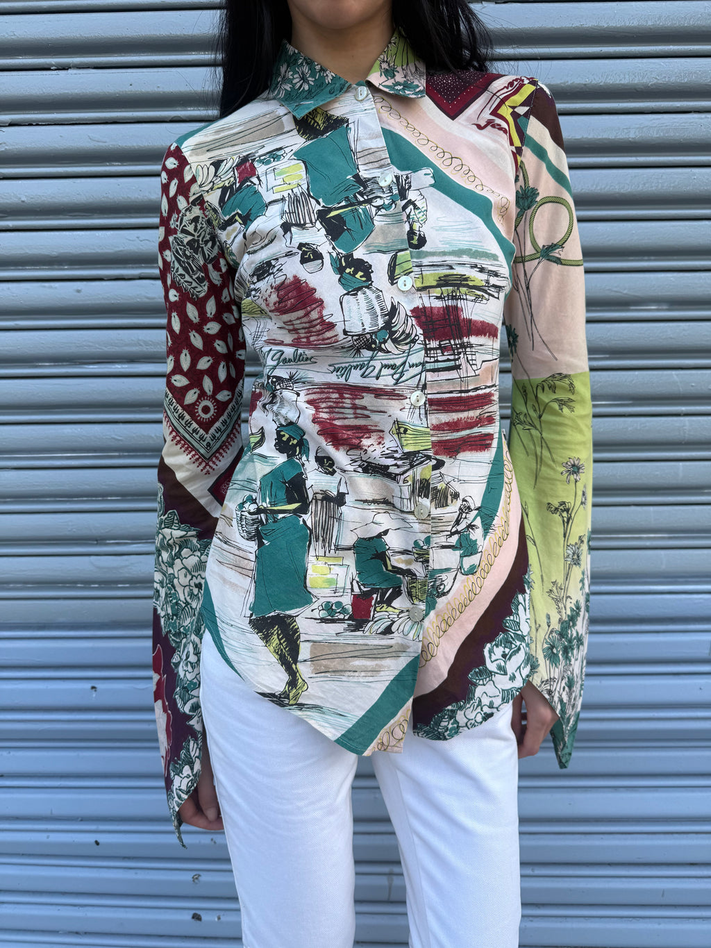 JPG Jeans Printed Top