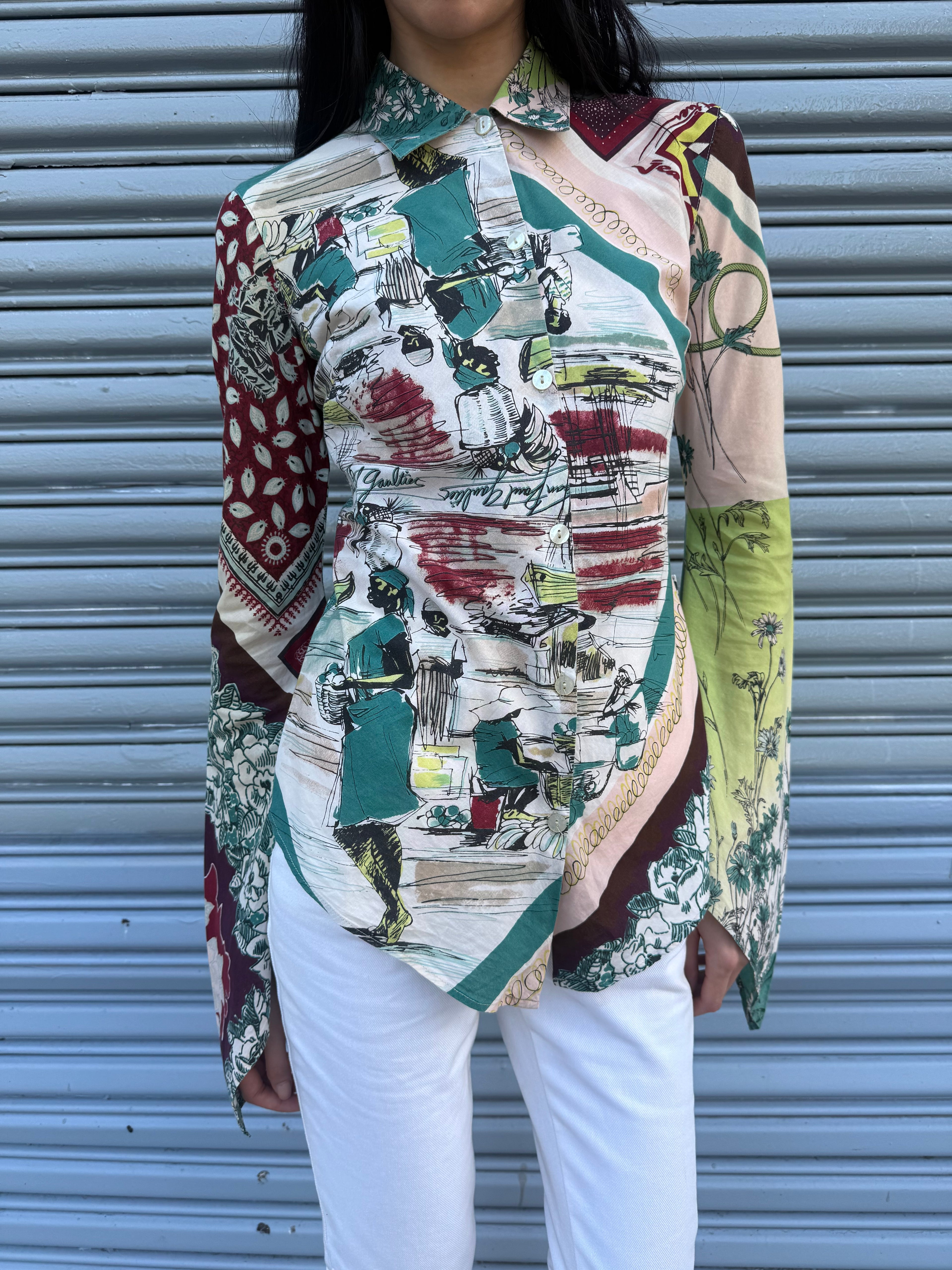JPG Jeans Printed Top