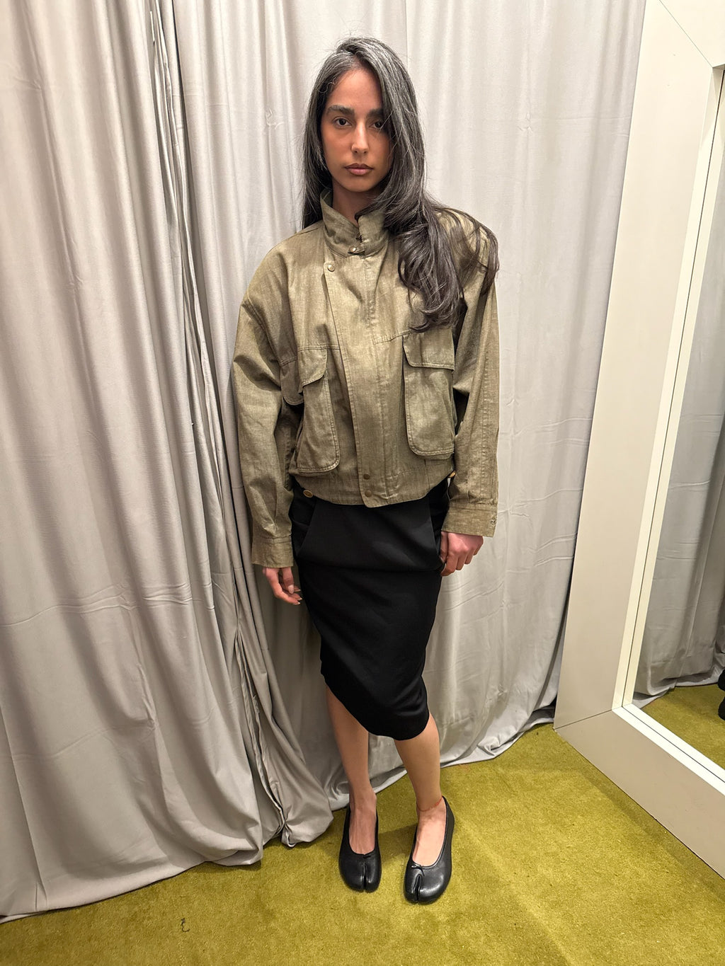 Alexander McQueen FW 2001 Wool Skirt