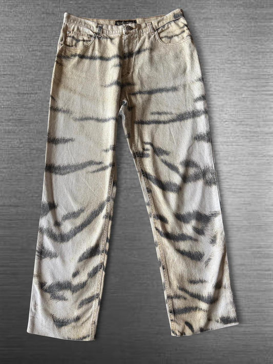Roberto Cavalli Animal Print Pants