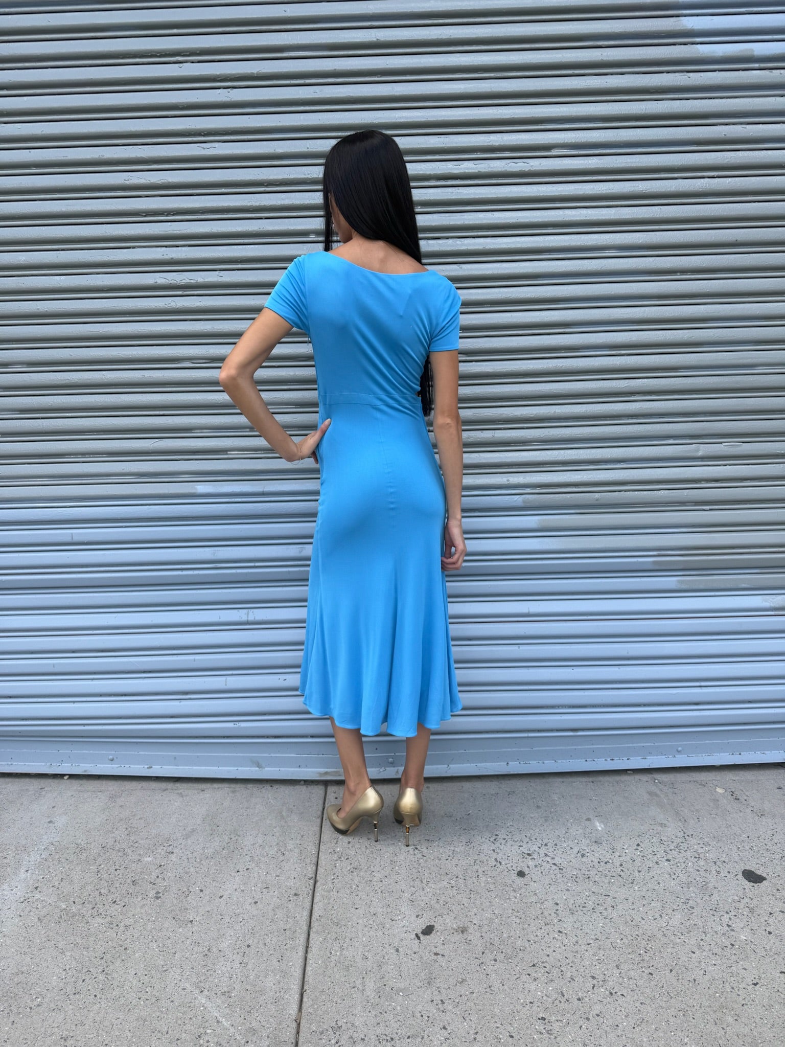 Versace Blue Dress