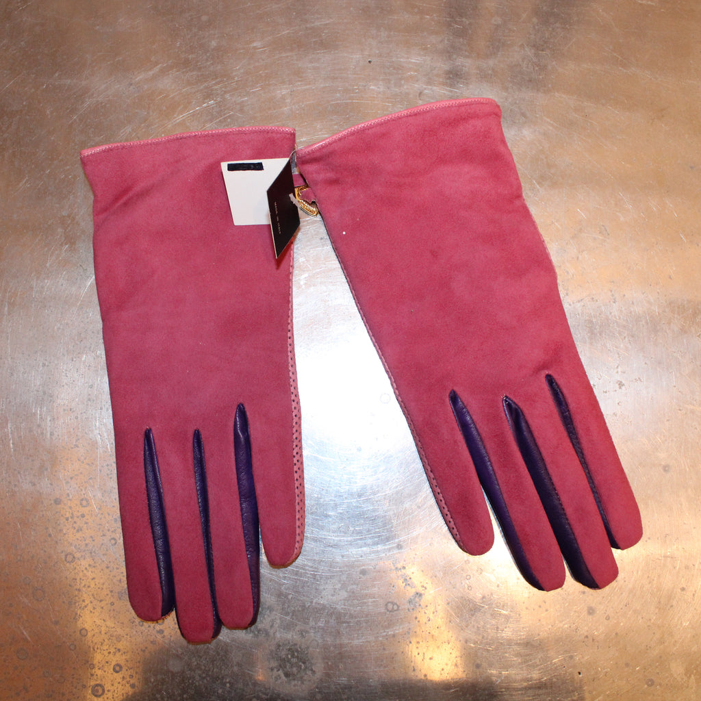 Moschino leather gloves