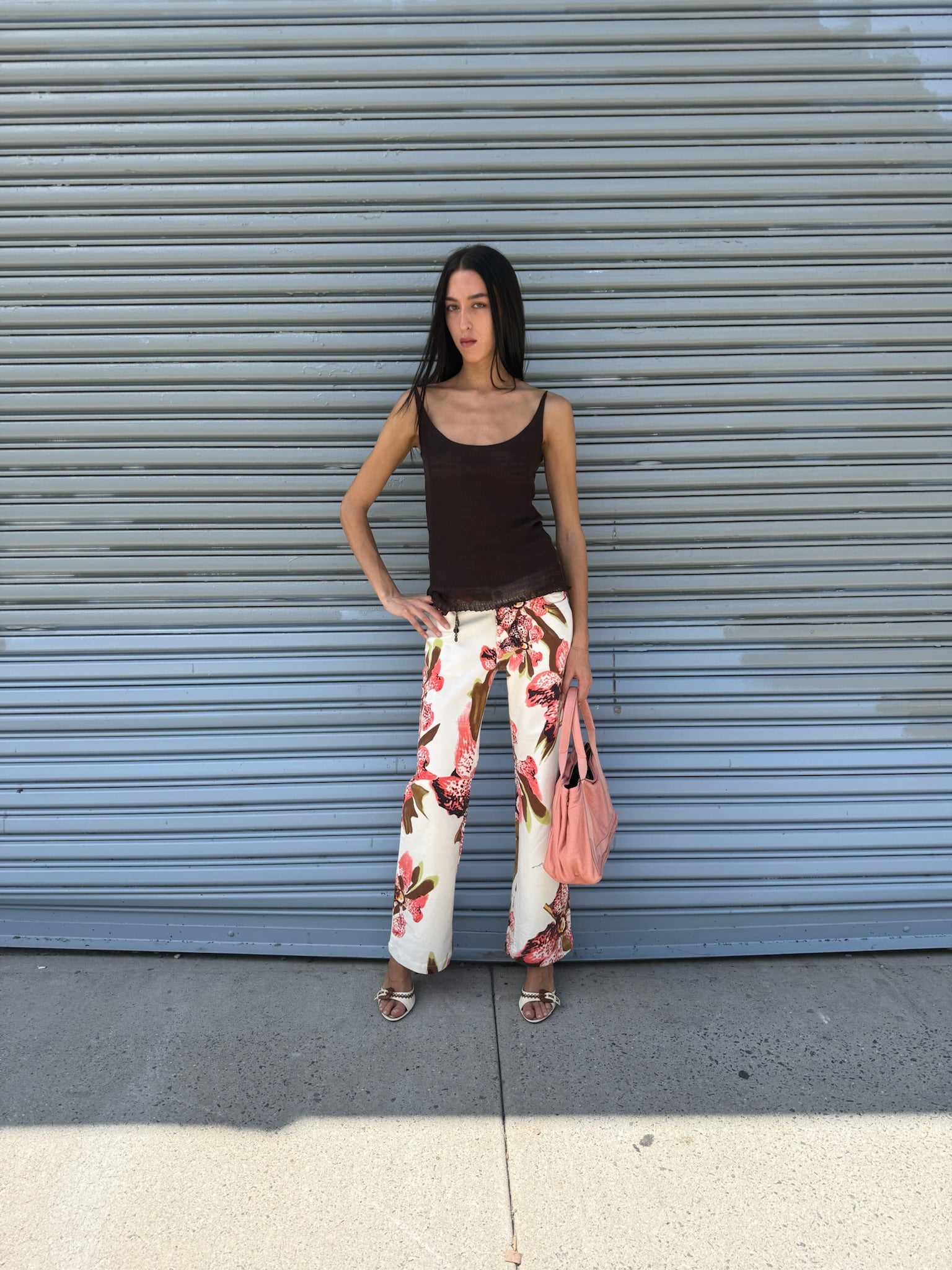 Roberto Cavalli Floral Jeans