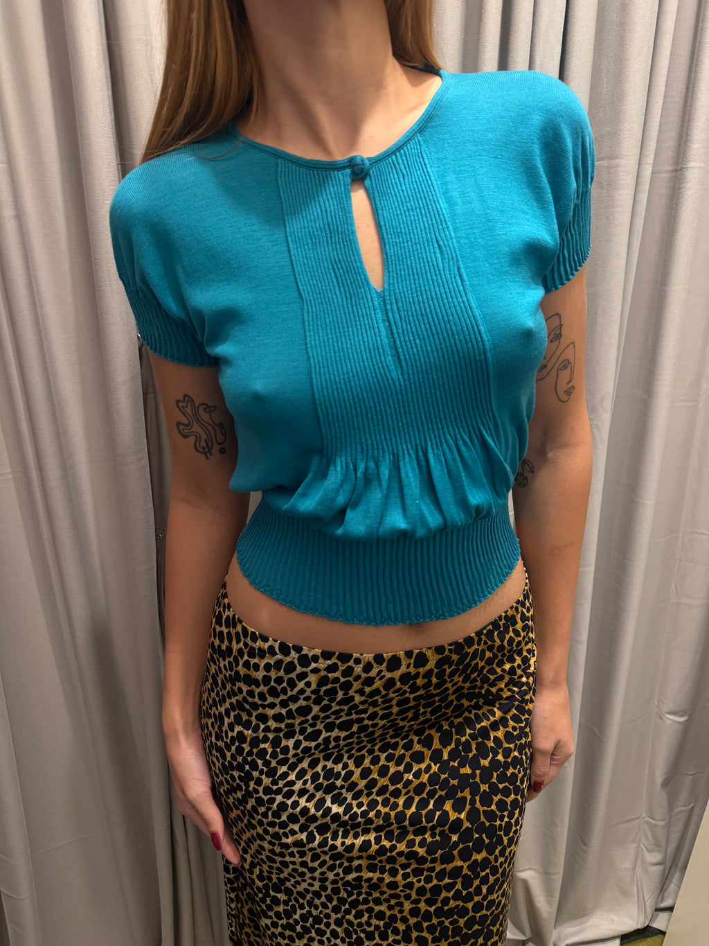 YSL Aqua Knit Top