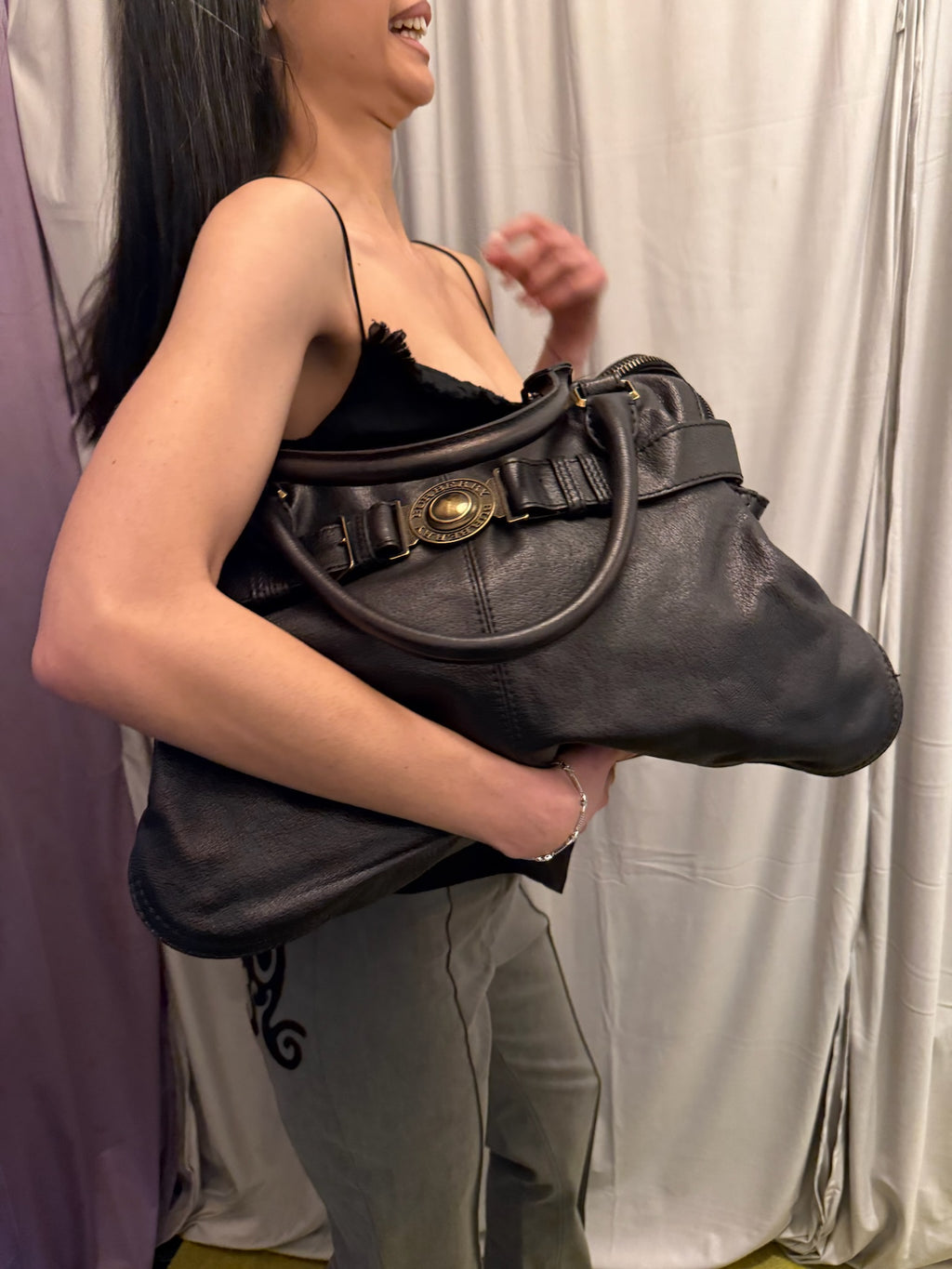 Super Cool Chunky Leather Burberry Bag