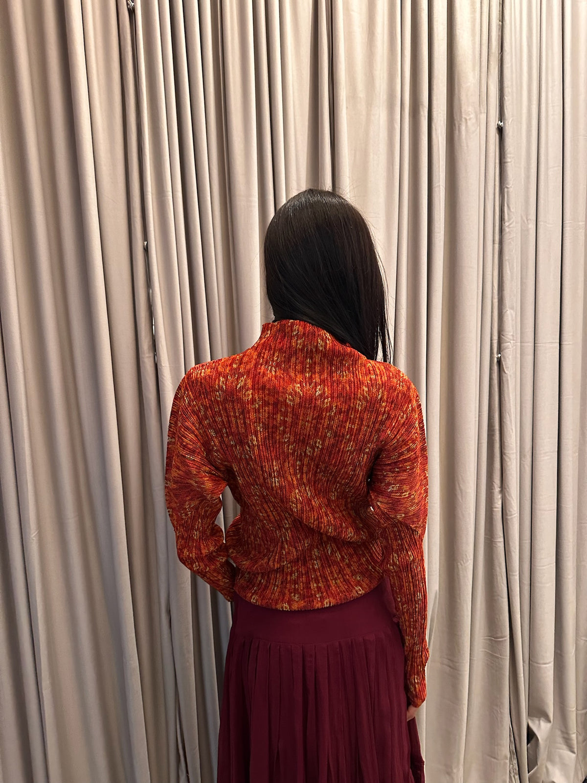 Issey Miyake Pleats Please Floral Top