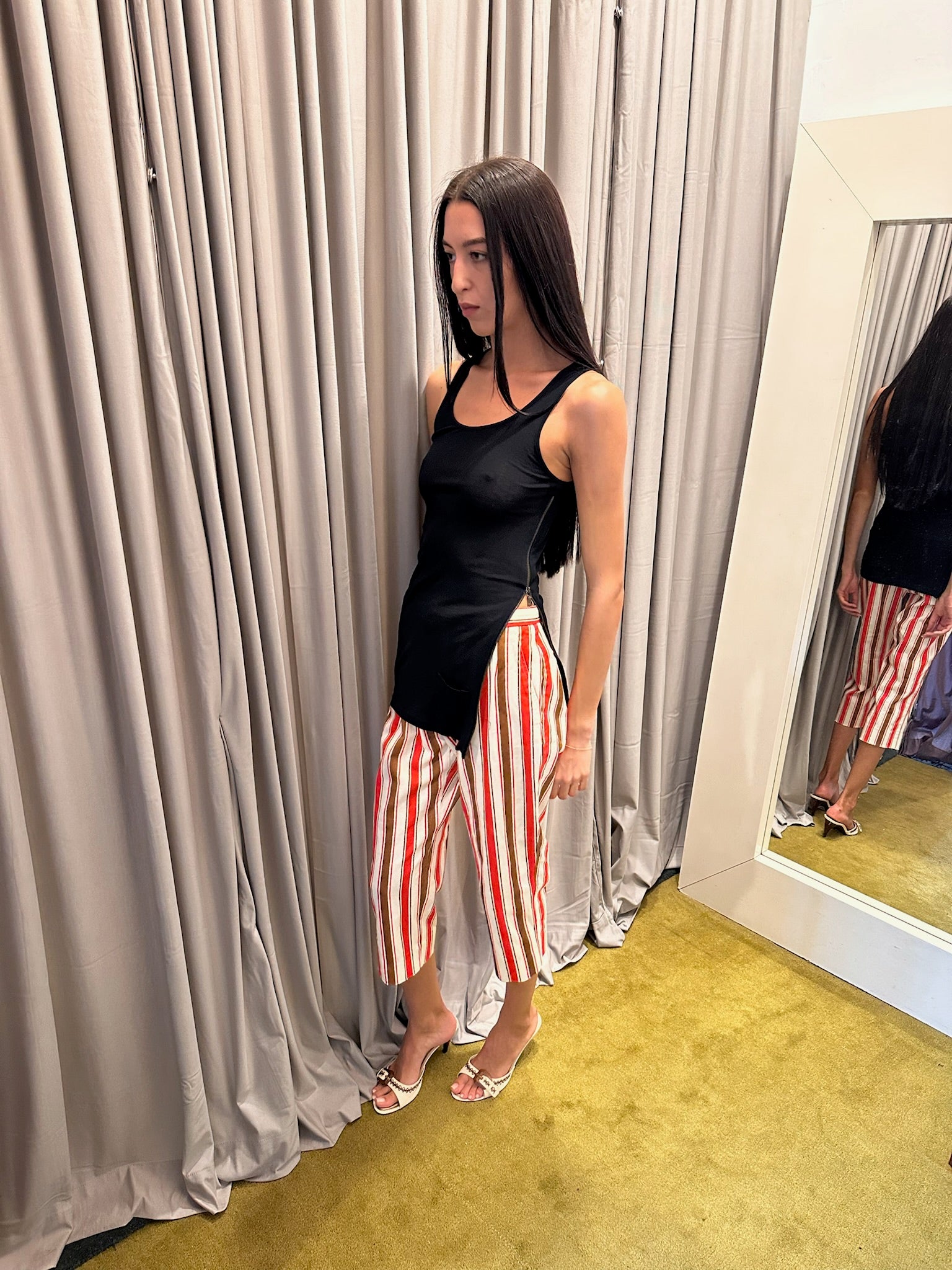 Black Prada Tank Top