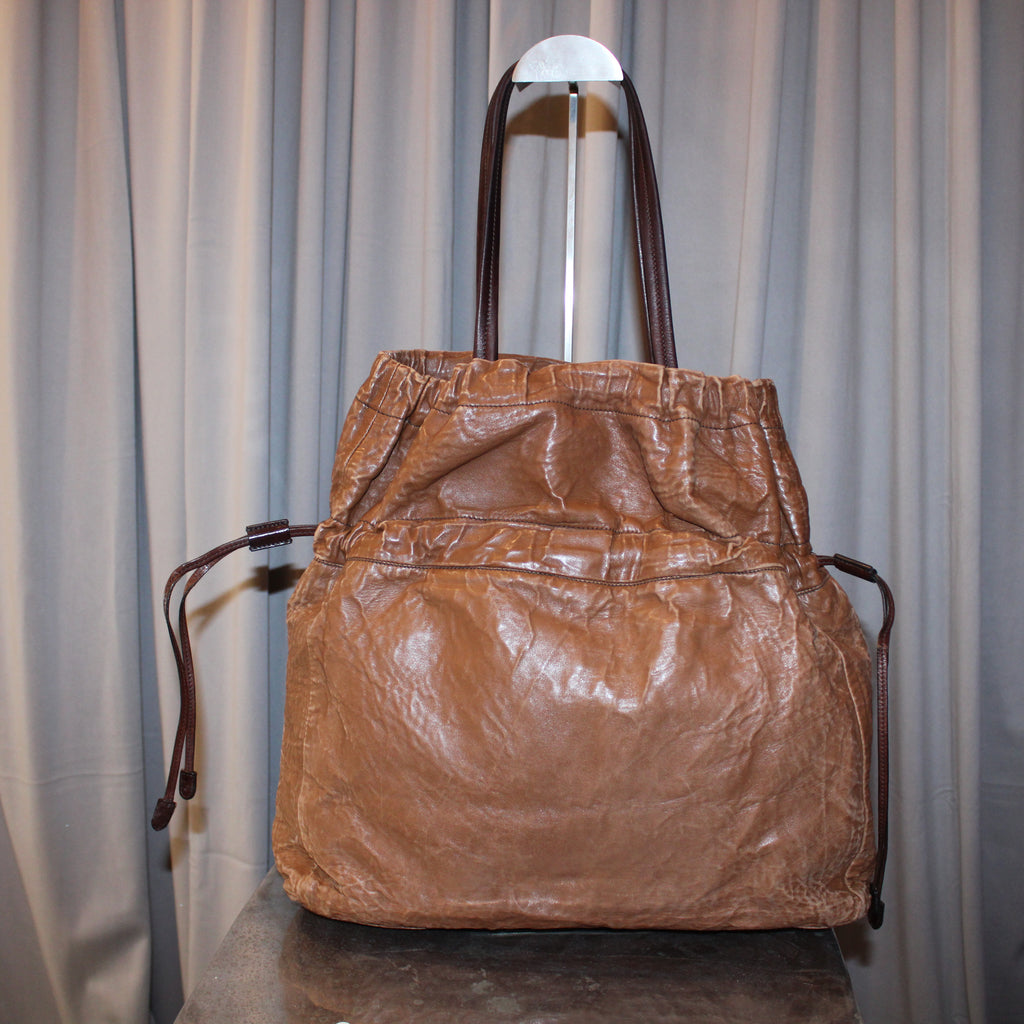 Prada SS2009 Nappa Antiquated Leather Tote