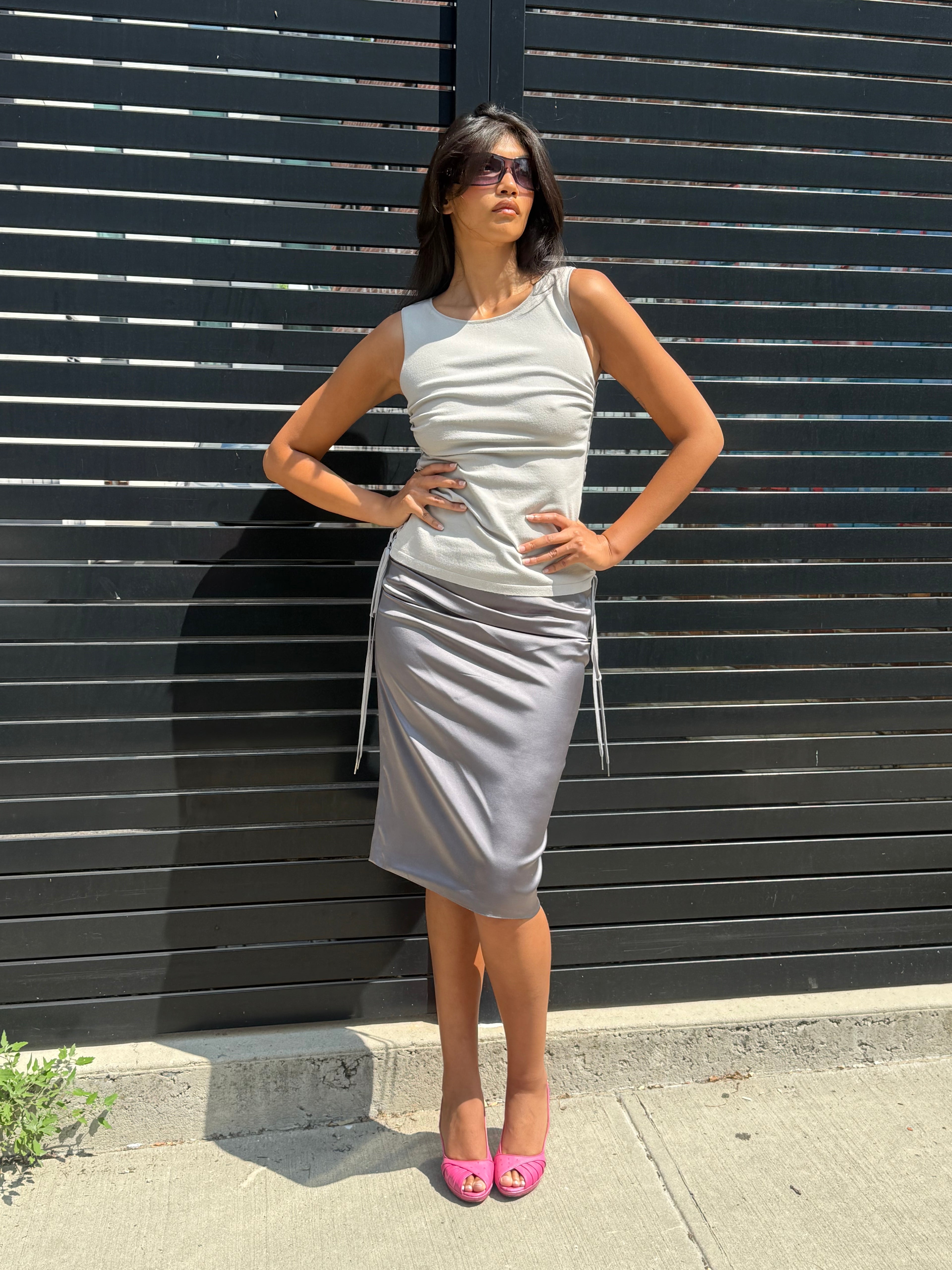 Dolce & Gabbana Lace Up Skirt
