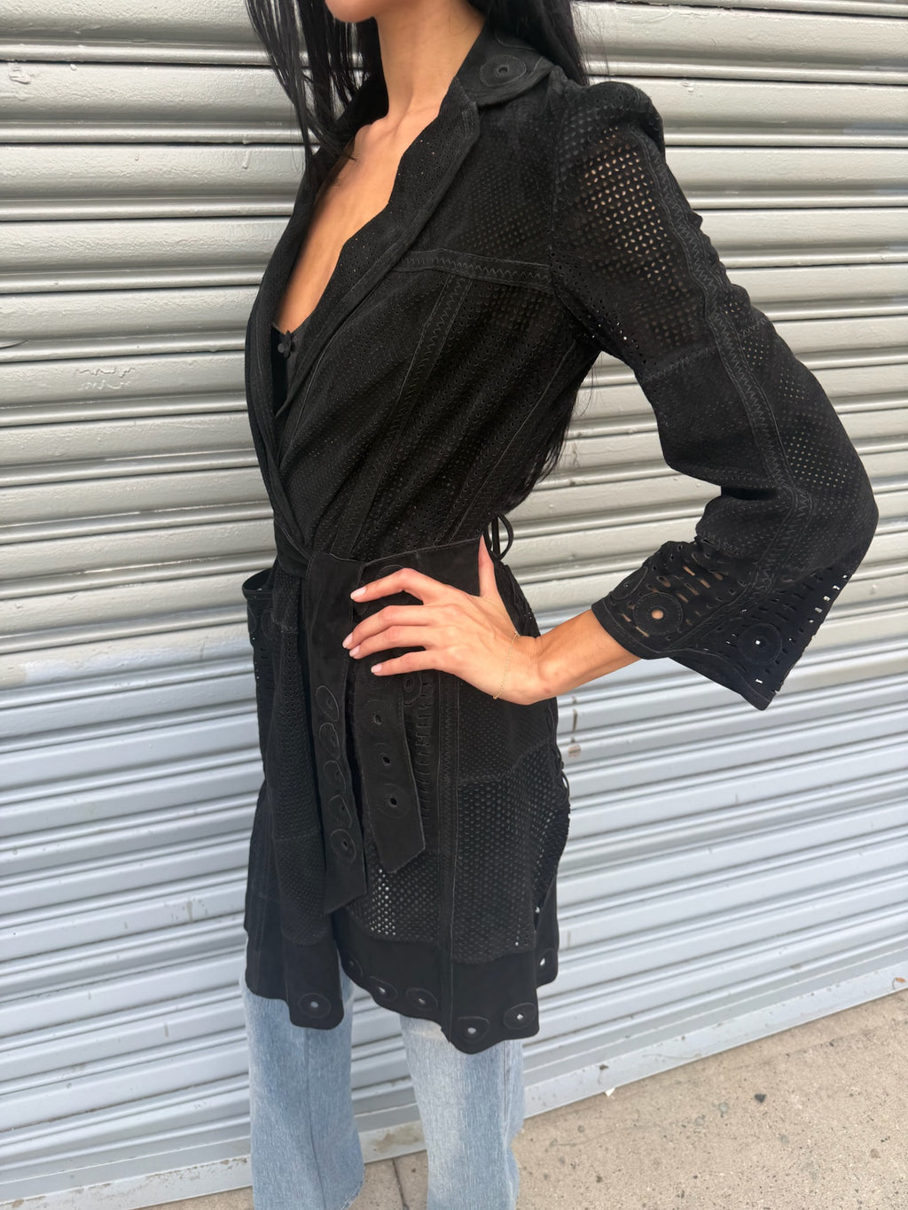 Roberto Cavalli Suede Jacket