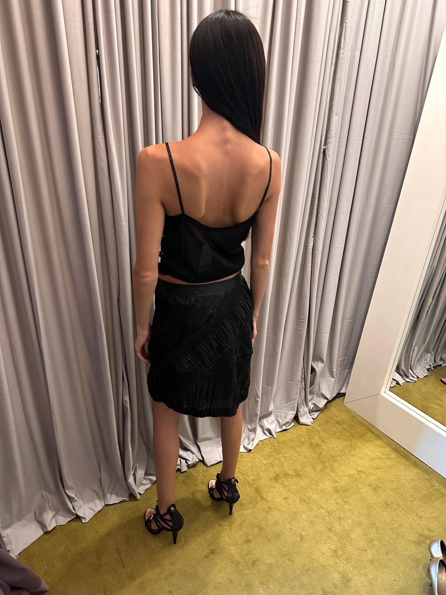 Roberto Cavalli Embellished Sheer Top
