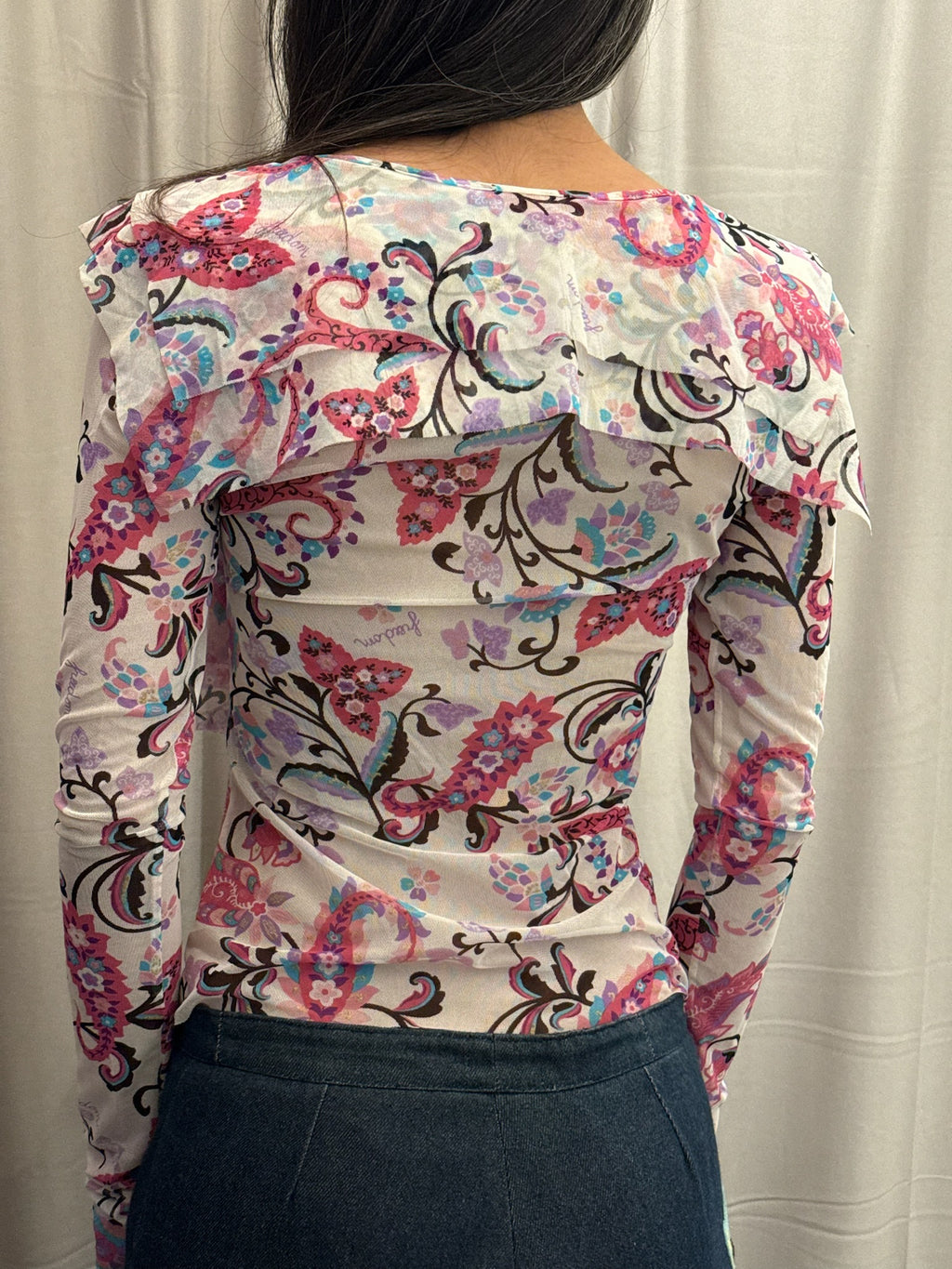 Roberto Cavalli Freedom Mesh Top