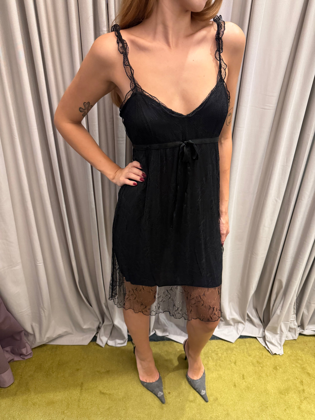 Atos Lombardini Black Dress