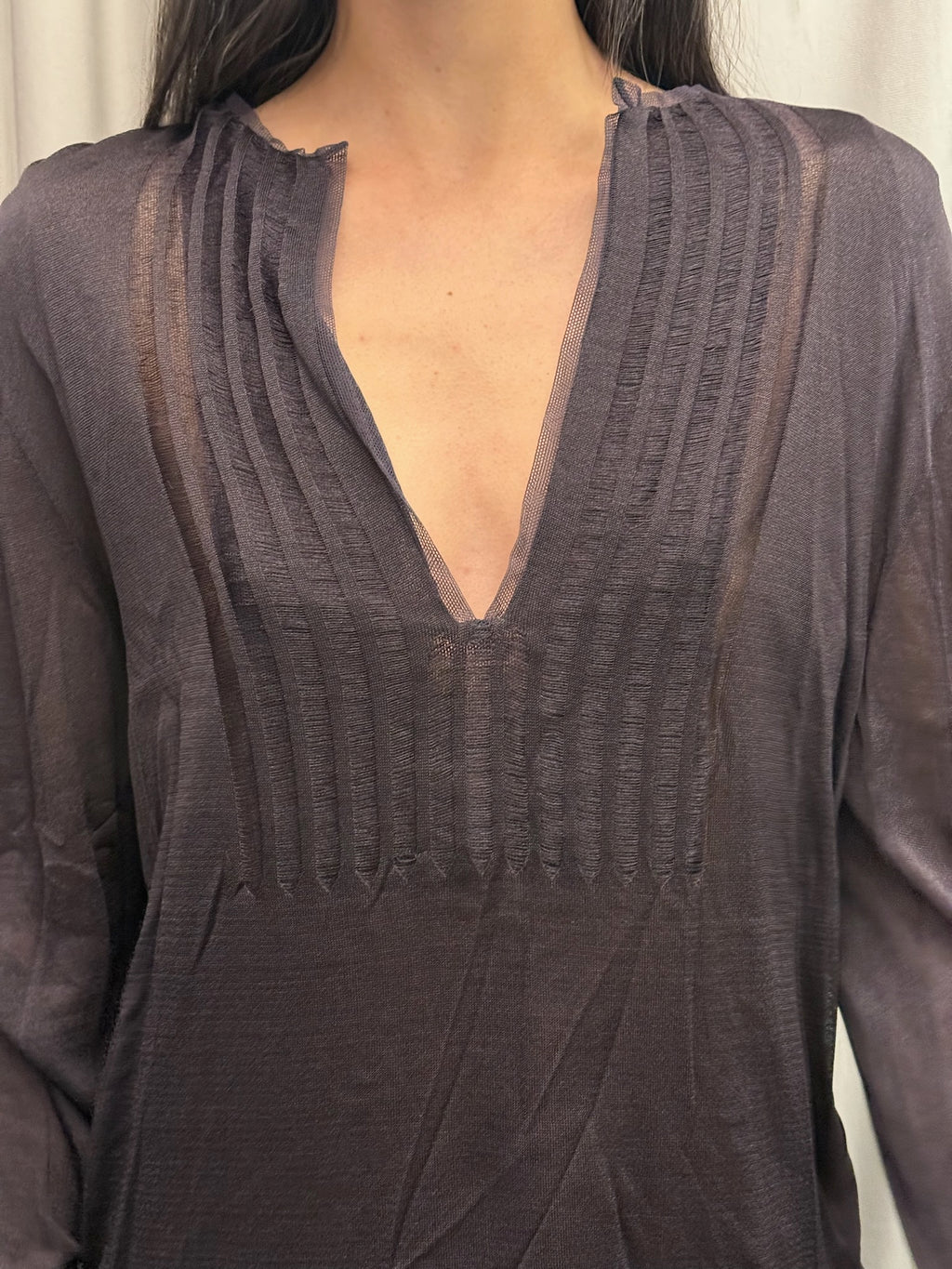 Yves Saint Laurent Mesh Top