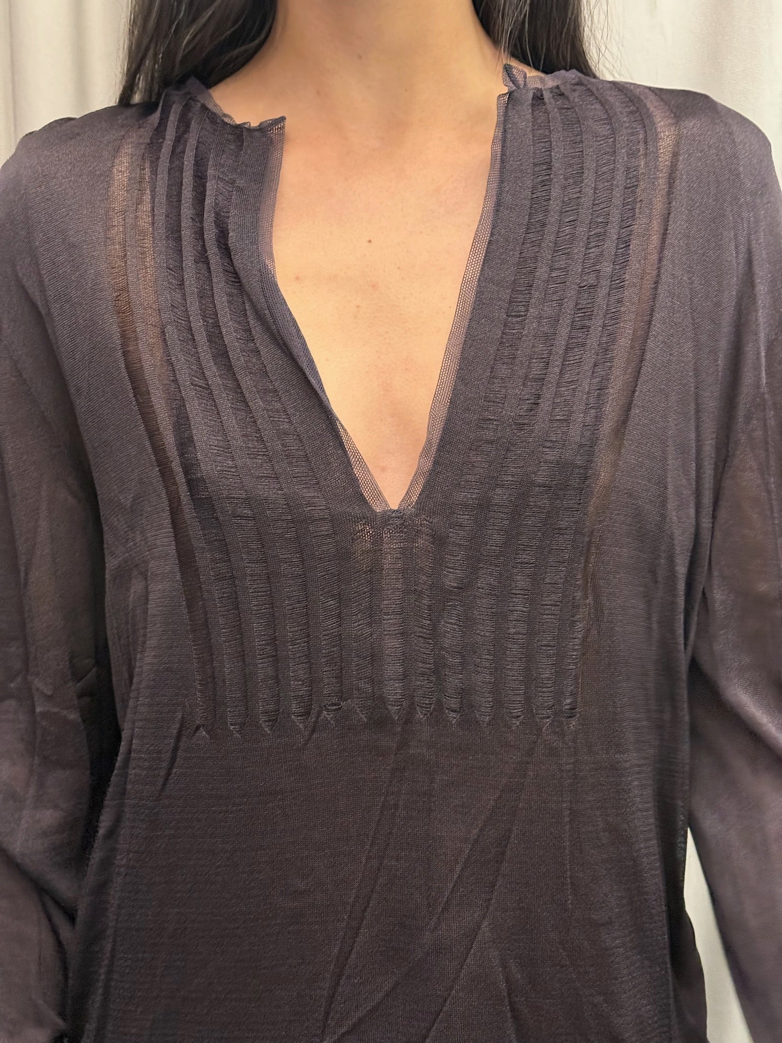 Yves Saint Laurent Mesh Top