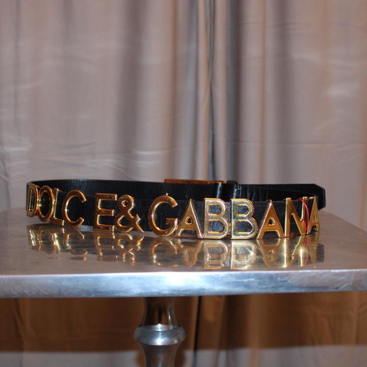 Dolce & Gabbana S/S 2002 Leather Belt