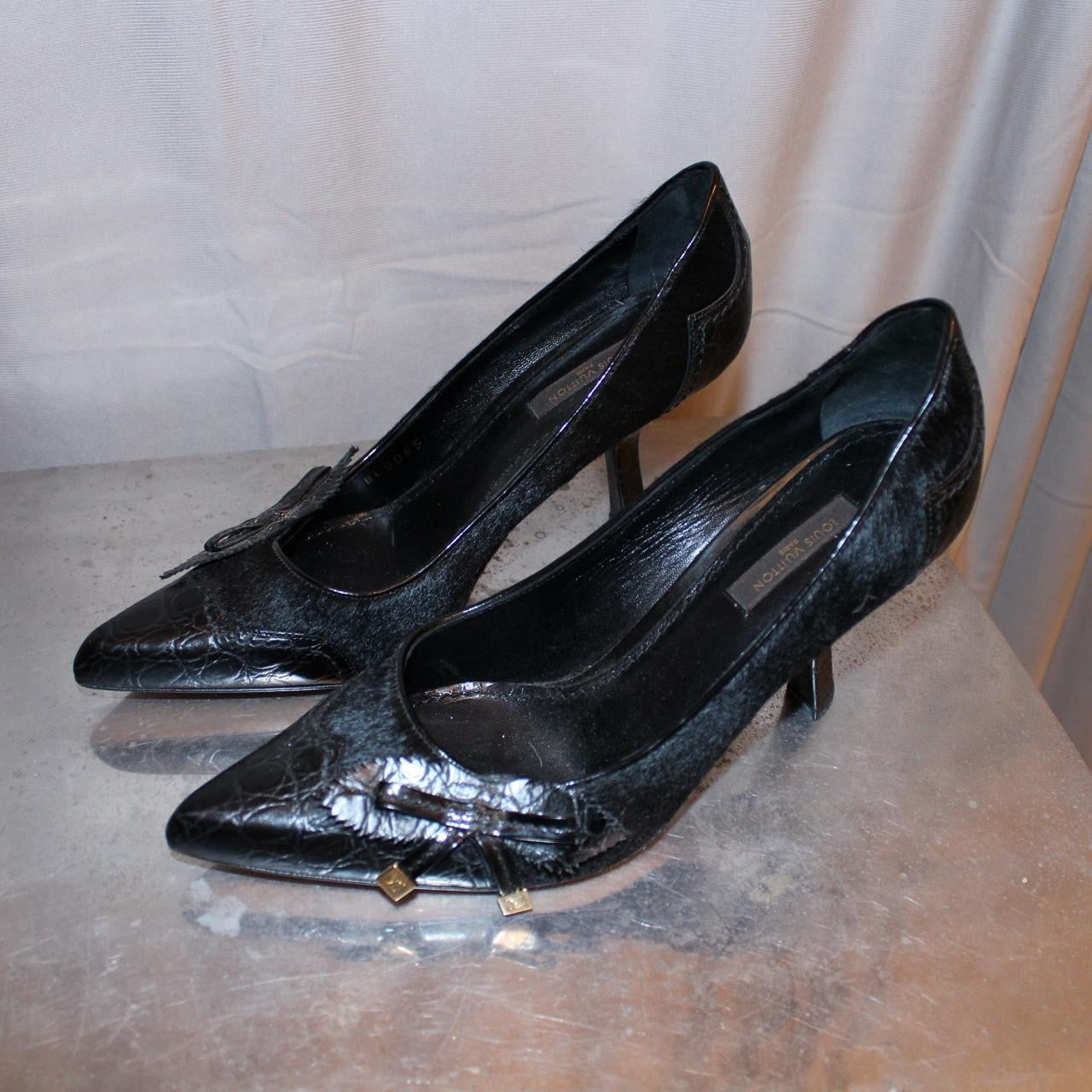 Louis Vuitton Ponyhair Heels