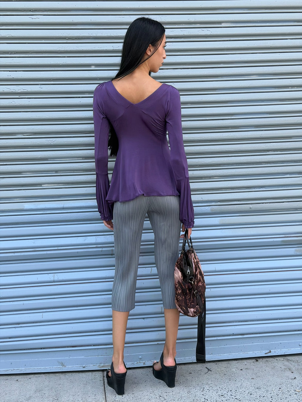 Issey Miyake Pleats Please Capri Pants
