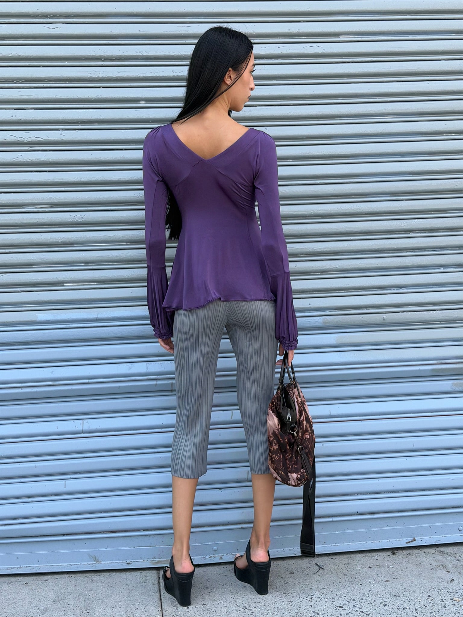 Issey Miyake Pleats Please Capri Pants