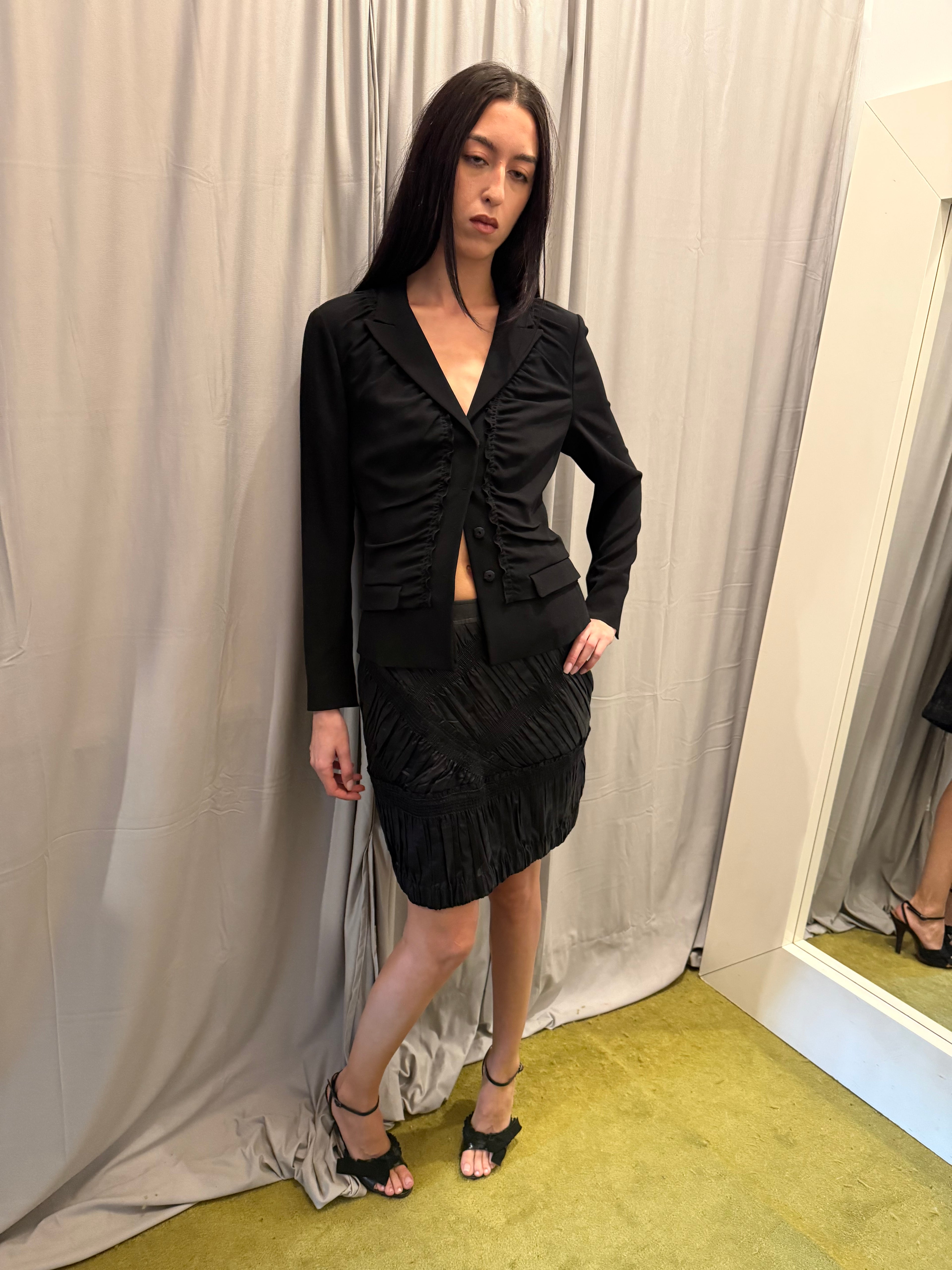 Prada Ruched Blazer