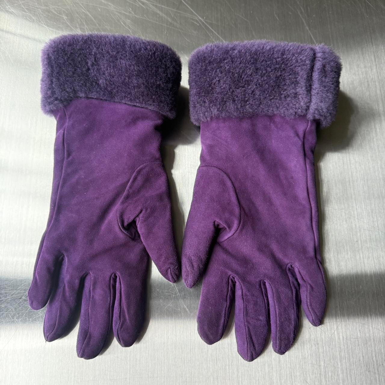 Dolce & Gabbana Women's Purple Gloves