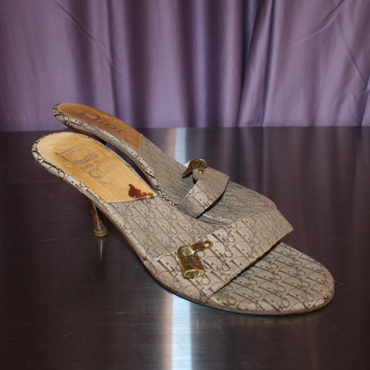 Vintage Dior Monogram Heels