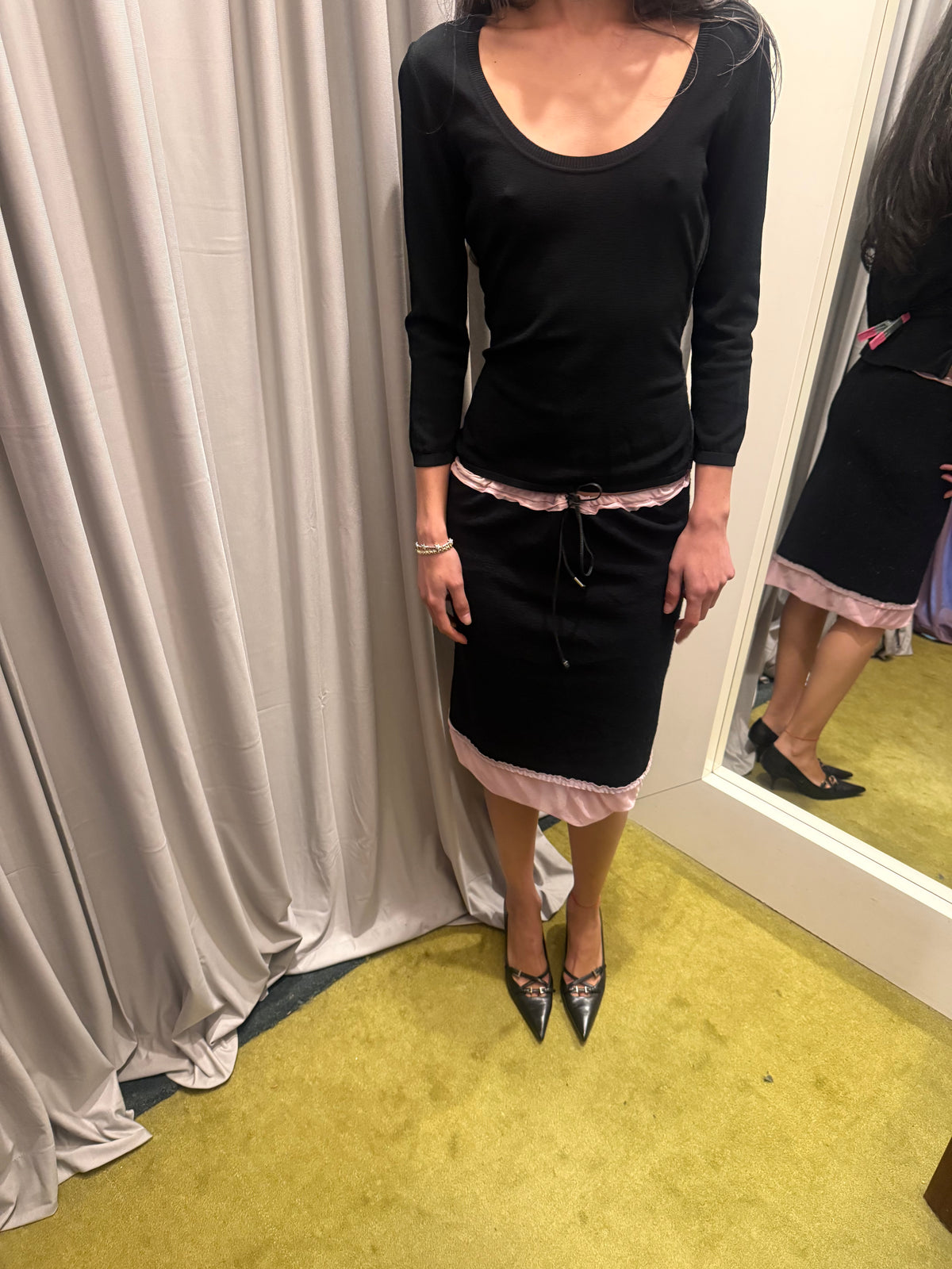 Vintage Fendi Spring 1999 Knit Skirt