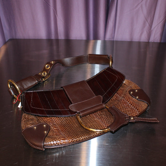 Dolce & Gabbana Python & Eel D-Ring Bag