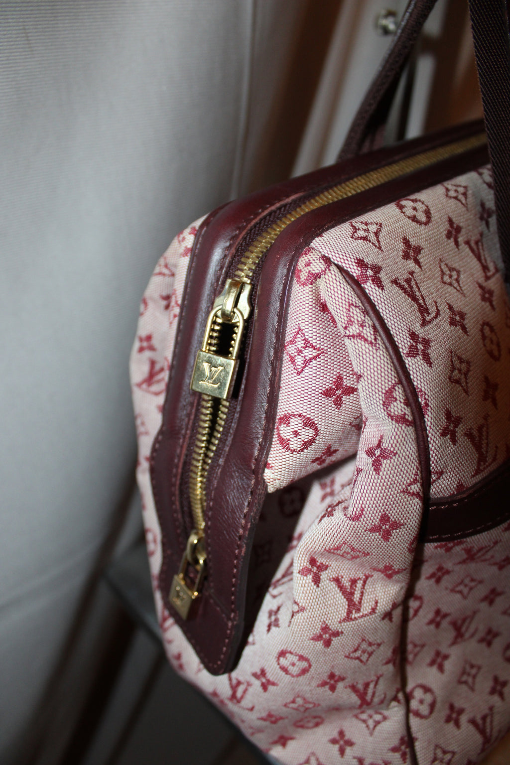 LV Josephine Bordeaux Monogram Bag