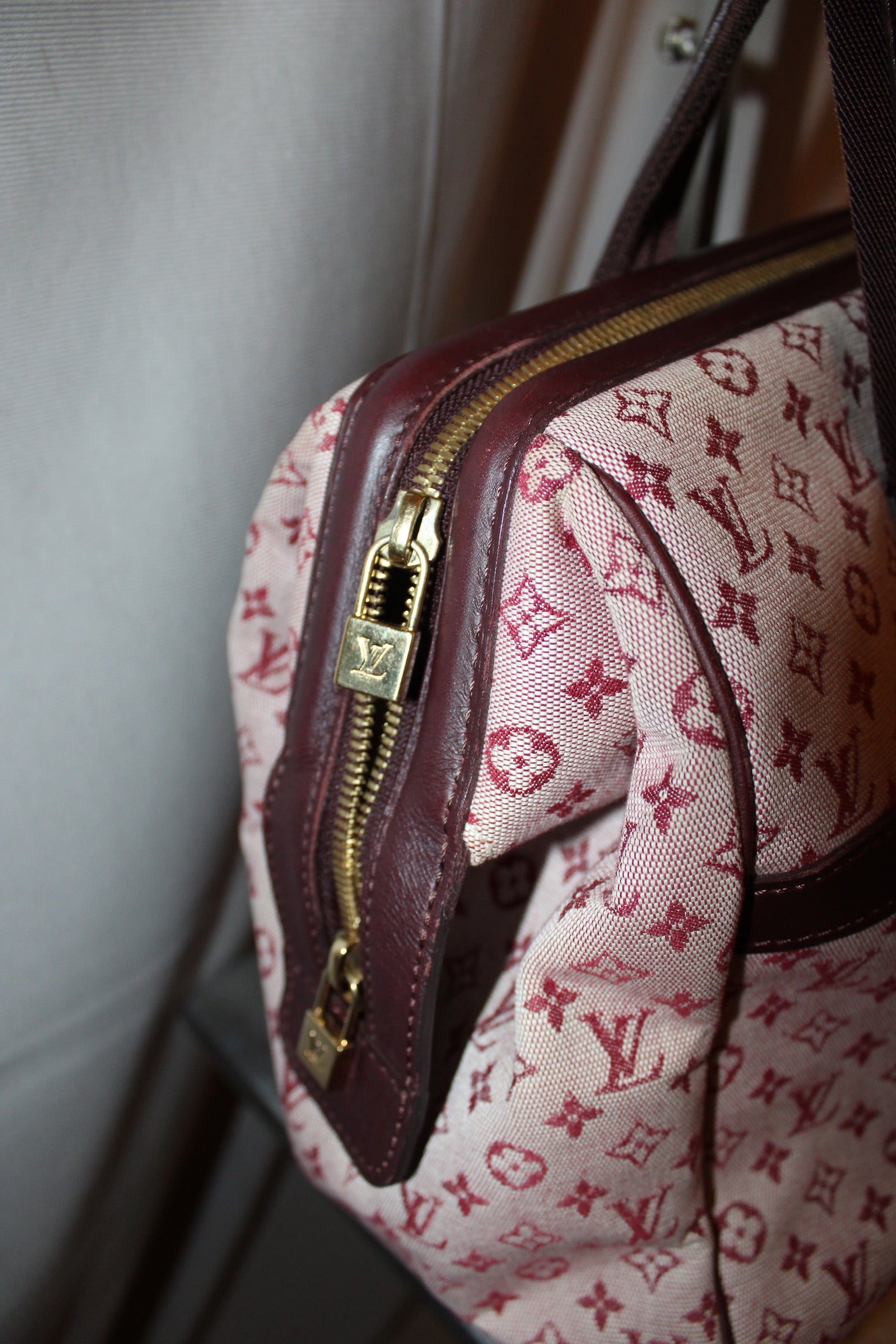 LV Josephine Bordeaux Monogram Bag