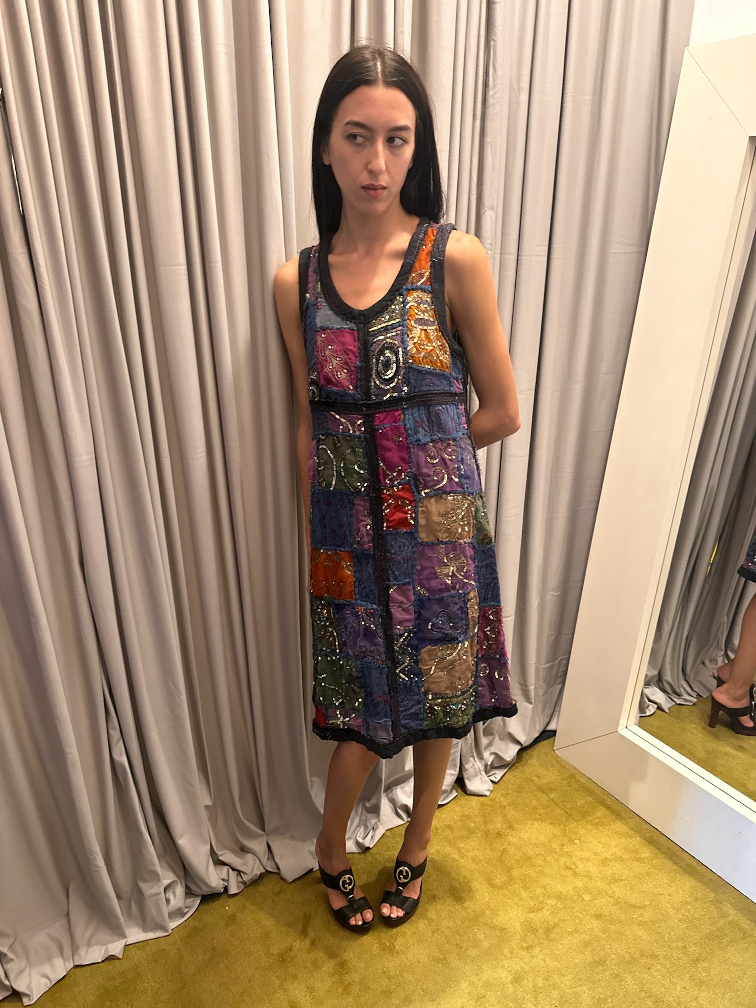 Gaultier Jeans Patchwork Dress