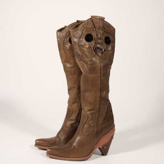 Dior by Galliano Era Cowboy Boots