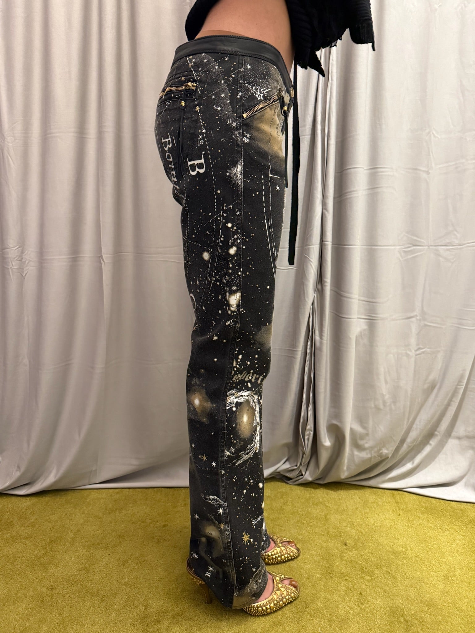 Roberto Cavalli FW2003 Zodiac Print Pants